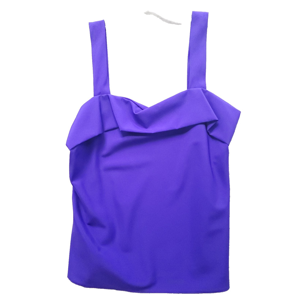 Lucie Ann II Satin Camisole Purple Vintage Size 34 USA